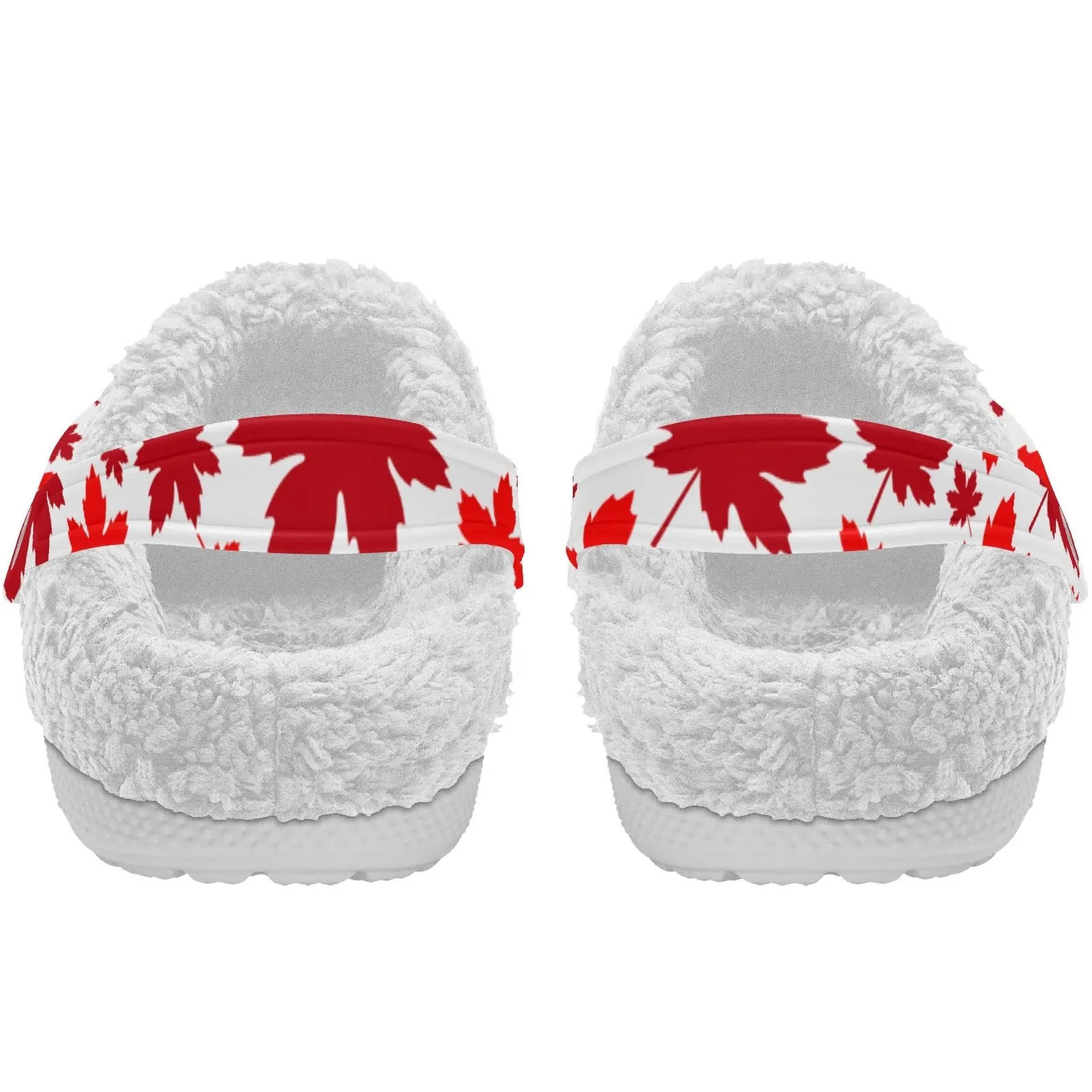 Canadian Maple Leaves | Fleece-Lined Clog Slippers | Cozy, Versatile & Built for Everyday Comfort