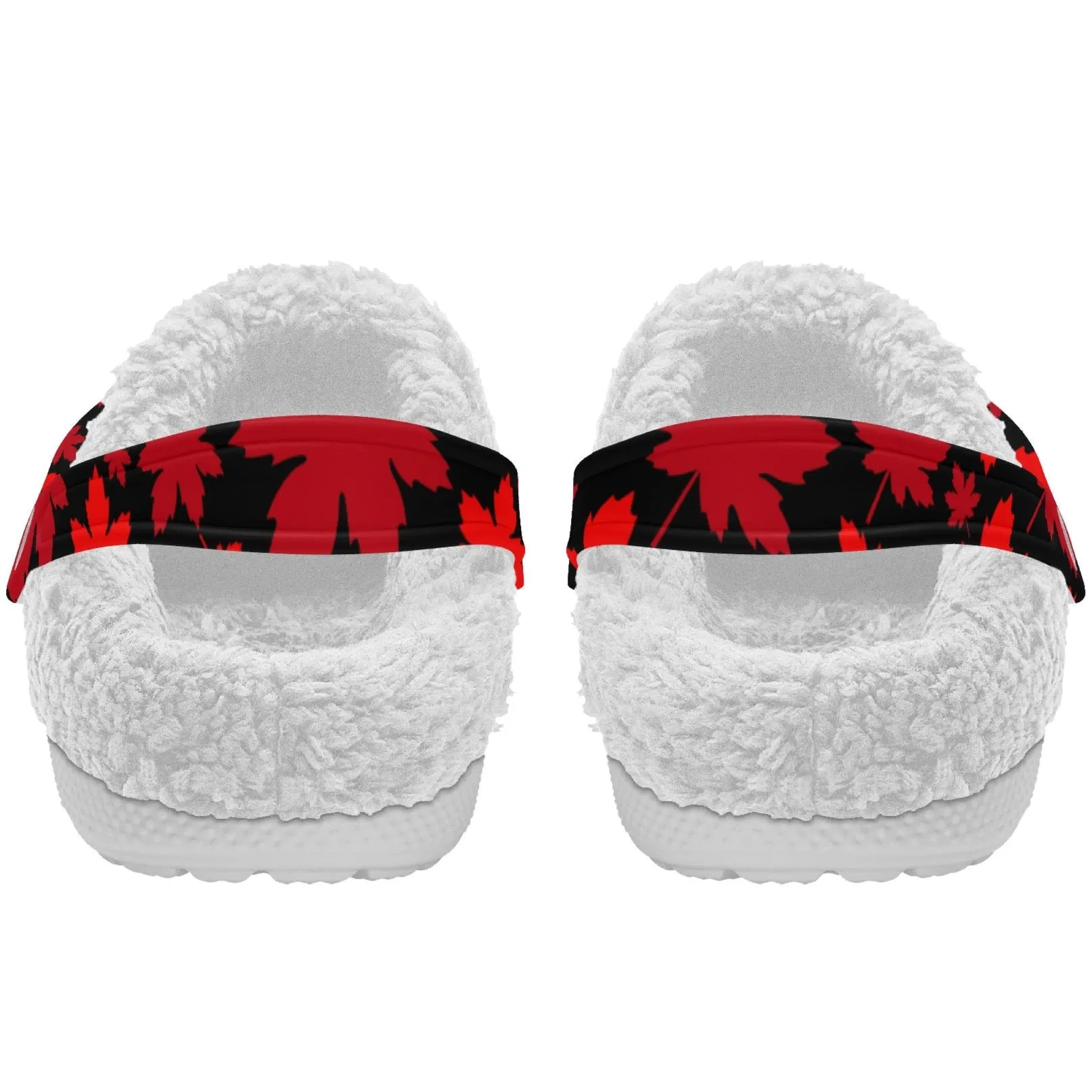 Canadian Maple Leaves | Fleece-Lined Clog Slippers | Cozy, Versatile & Built for Everyday Comfort