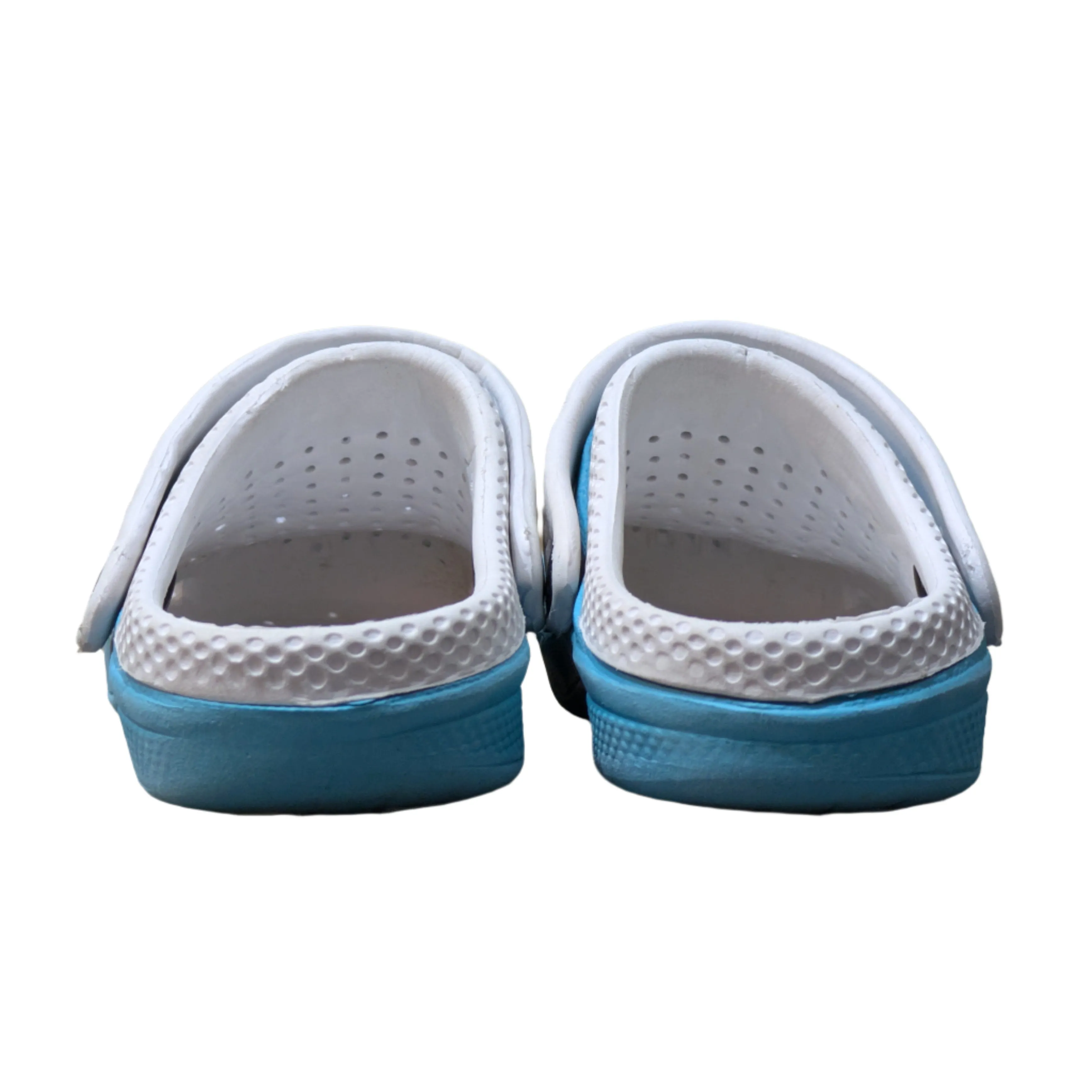 CB Home & Style Kids Clogs Unisex Garden Clog Garden Shoe Slippers (Blue/White)