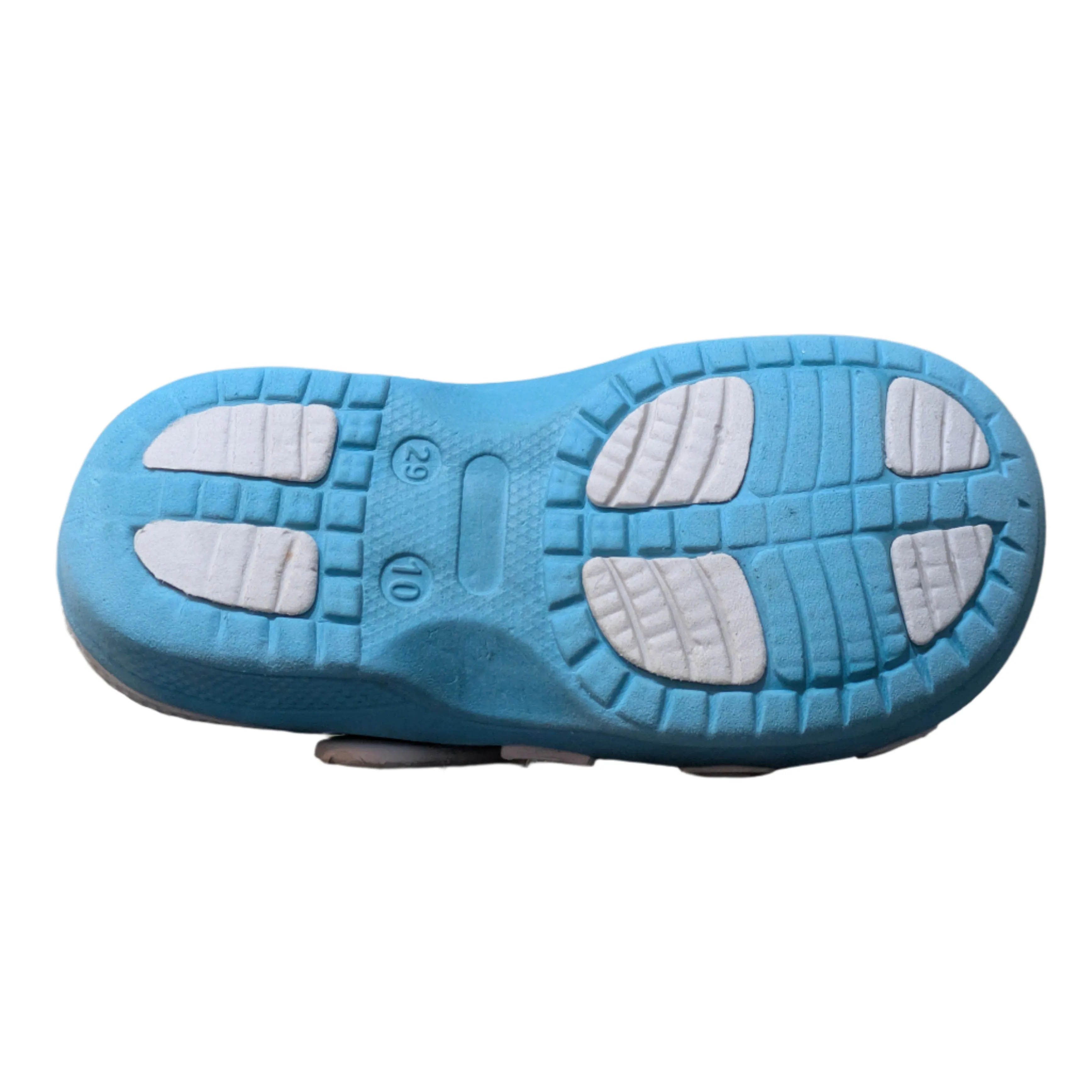 CB Home & Style Kids Clogs Unisex Garden Clog Garden Shoe Slippers (Blue/White)
