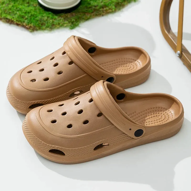 Clogs Women Sandals Summer Casual EVA Lightweight Outdoor Women's Shoes Anti Slip Thick Sole Beach Slides Casual Garden Shoes