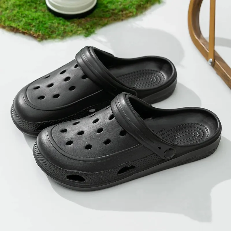 Clogs Women Sandals Summer Casual EVA Lightweight Outdoor Women's Shoes Anti Slip Thick Sole Beach Slides Casual Garden Shoes