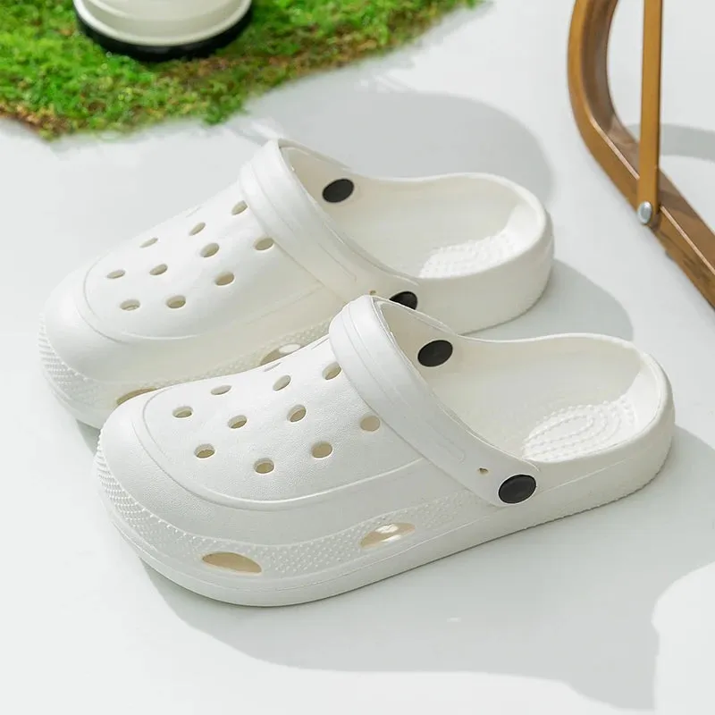 Clogs Women Sandals Summer Casual EVA Lightweight Outdoor Women's Shoes Anti Slip Thick Sole Beach Slides Casual Garden Shoes