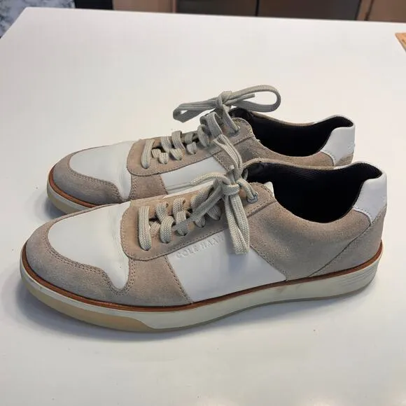 Cole Haan Men's Ivory Grand Crosscourt Craft Sport Sneakers Size 10M
