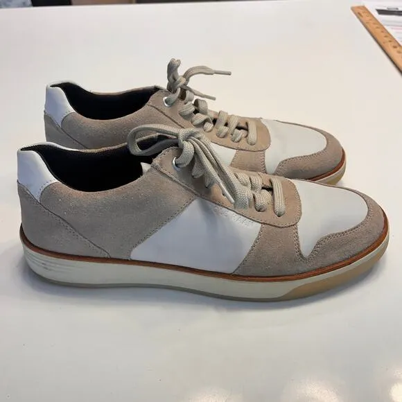 Cole Haan Men's Ivory Grand Crosscourt Craft Sport Sneakers Size 10M