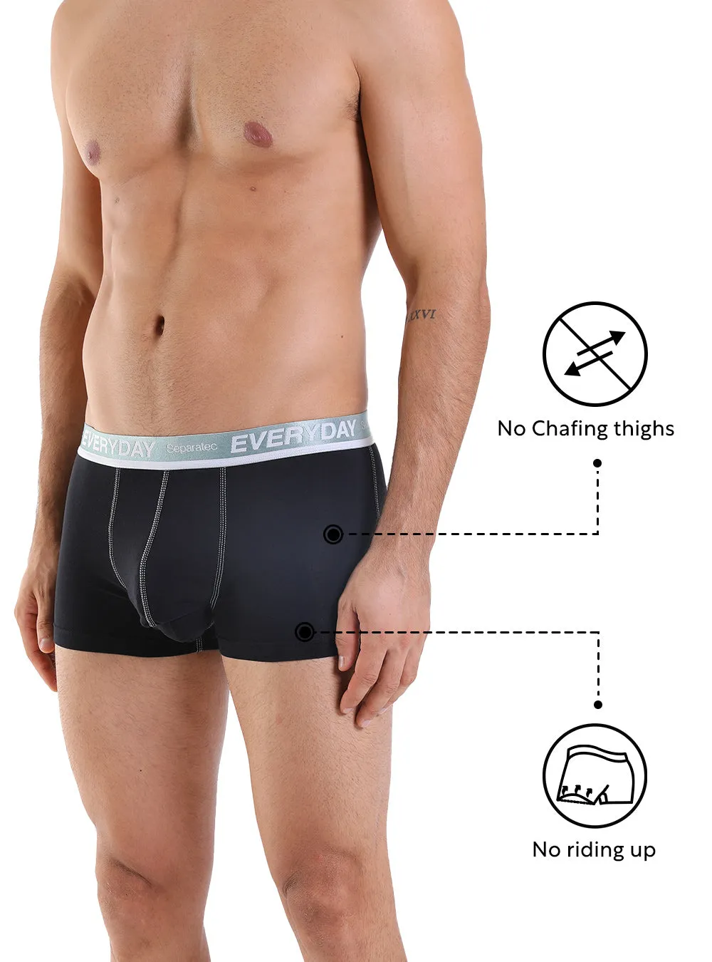Colorful Everyday Cotton Trunks 7 Pack