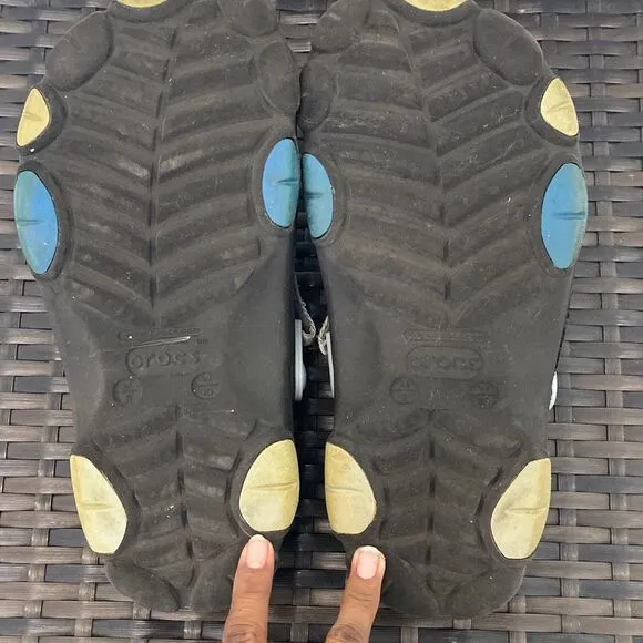 Croc sandals, men’s size 8