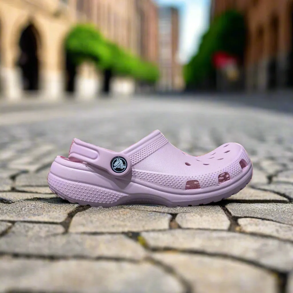 Crocs Boys Classic Slip-On Summer Clogs – Purple Size: UK 4 / EU 19-20 / US 5