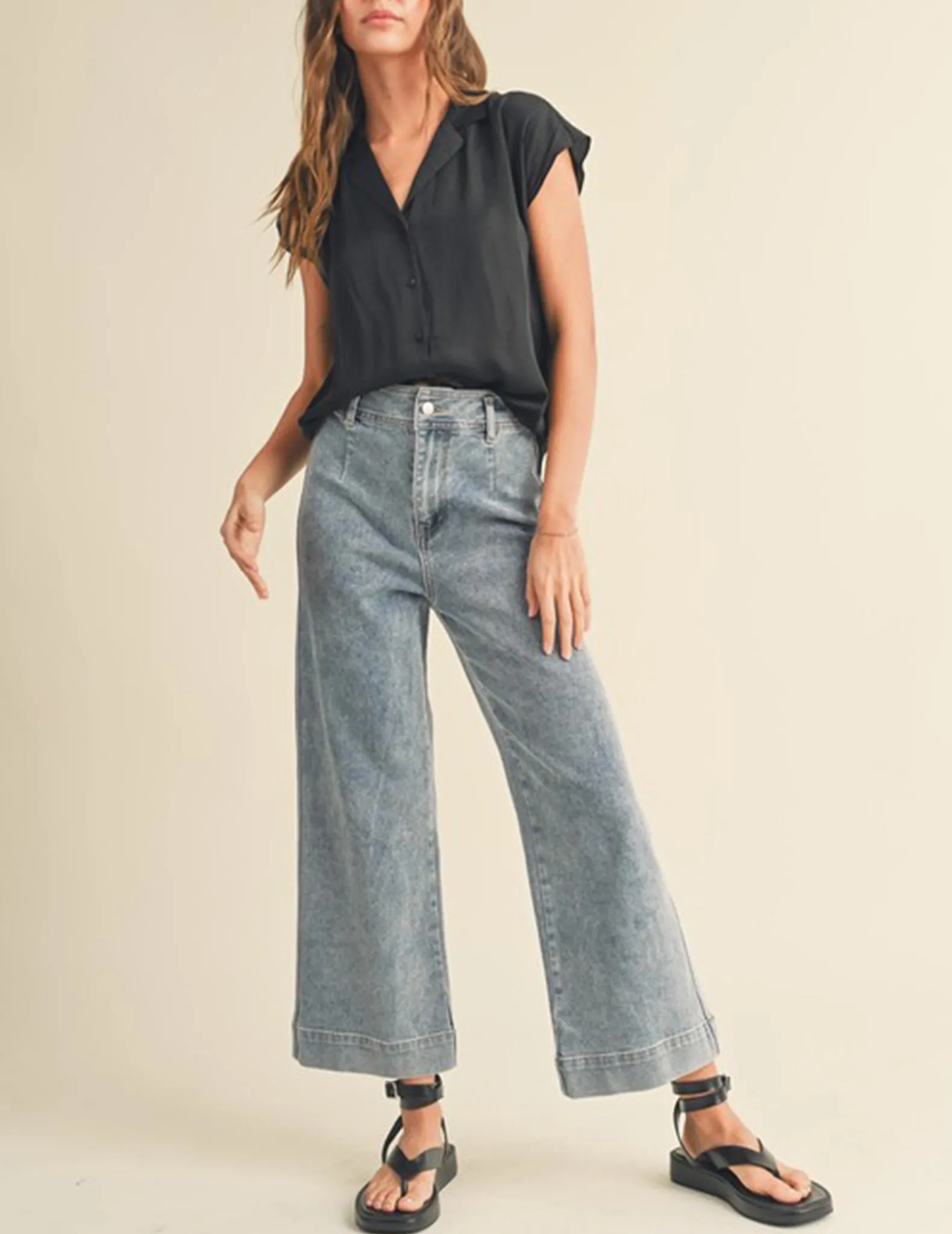 Delilah Silken Button Blouse