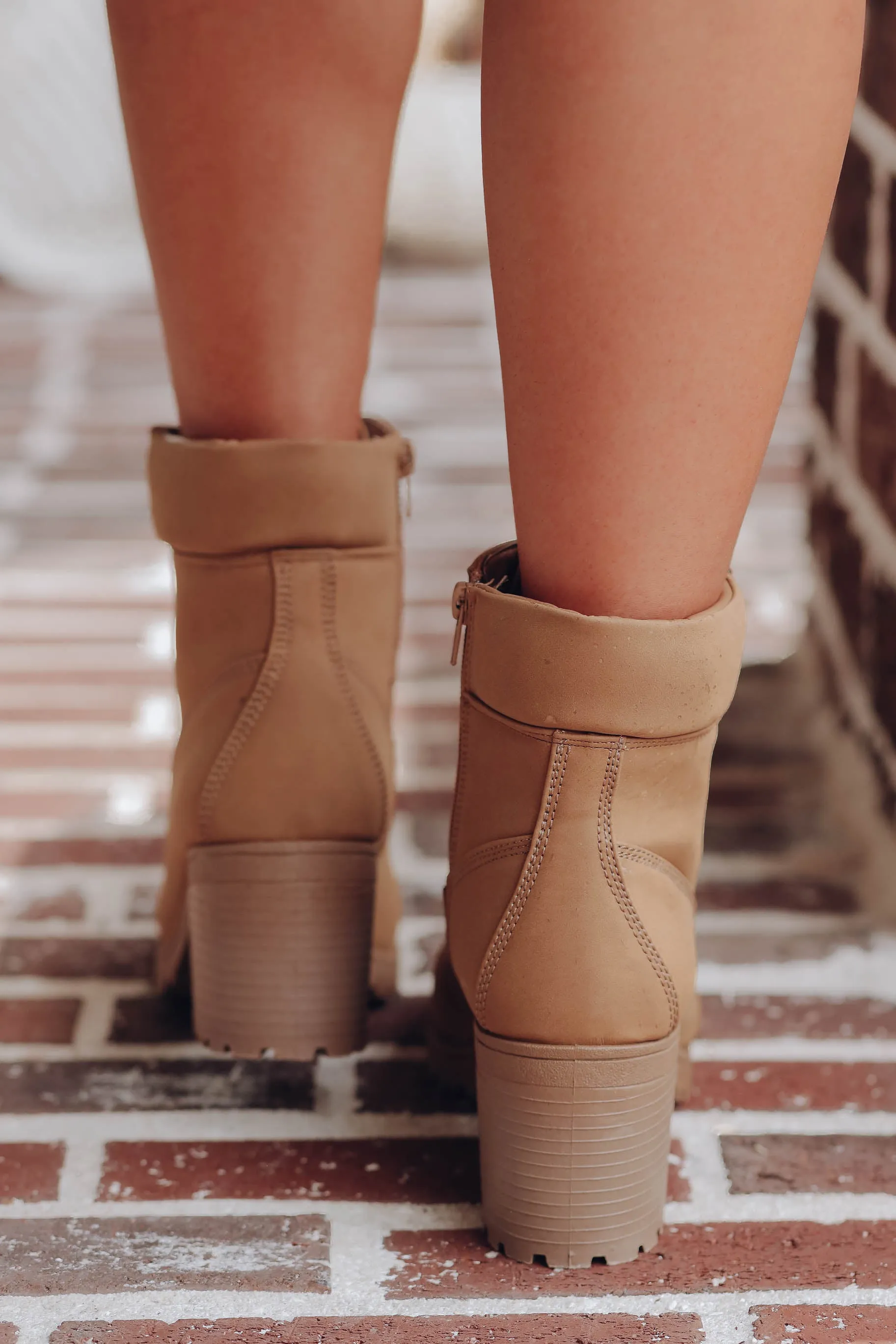 Denali Lace Up Combat Boots - Camel - FINAL SALE - Size 5