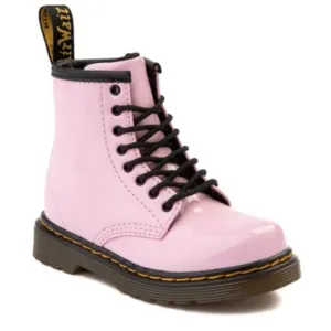 Dr. Martens Girl's Light Pink Patent 1460J Boots, Size 3