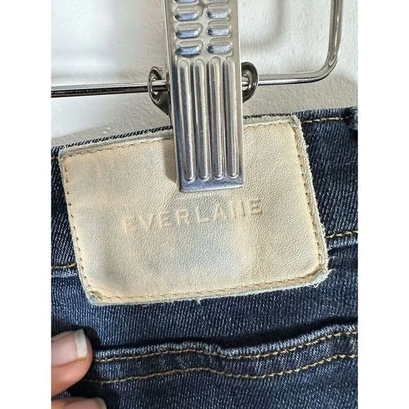 Everlane The High-Rise Skinny Jean Ankle 26 Medium Blue Wash