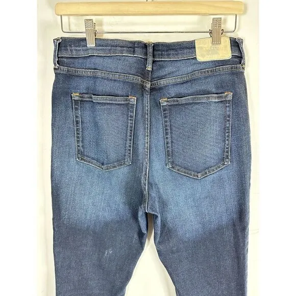 Everlane The High-Rise Skinny Jean Ankle 26 Medium Blue Wash