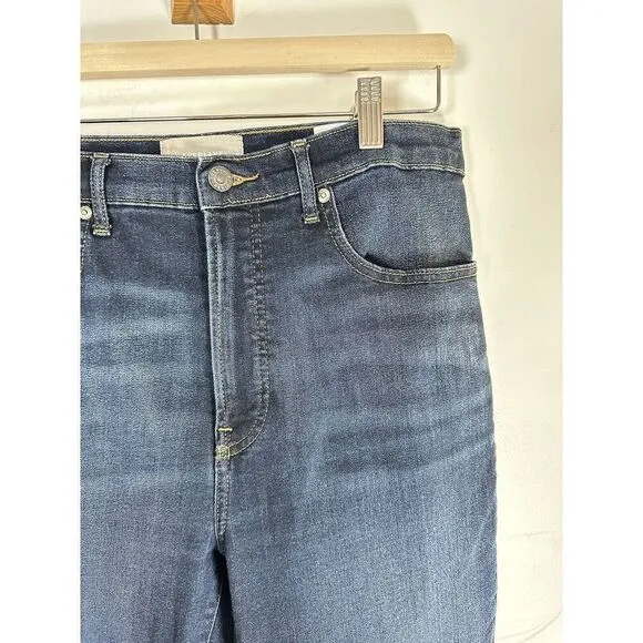 Everlane The High-Rise Skinny Jean Ankle 26 Medium Blue Wash