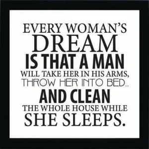 Every Woman's Dream: Framed with Glass