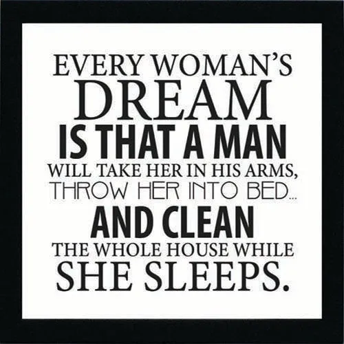 Every Woman's Dream: Framed with Glass