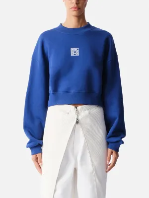 Everyday Blue  Cropped Sweatshirt