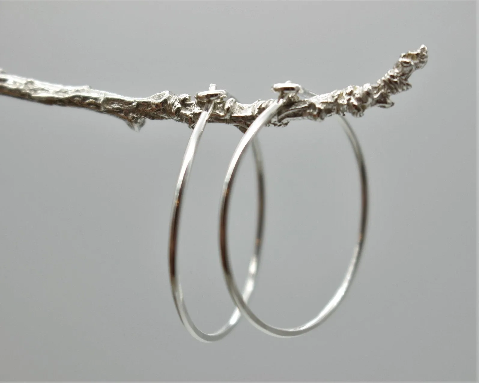 Everyday Sterling silver hoop earrings