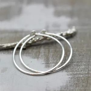 Everyday Sterling silver hoop earrings