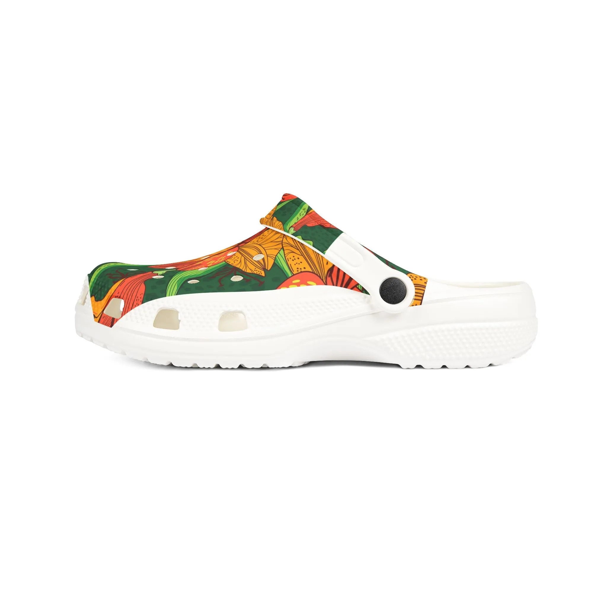 Floral EVA Foam Rubber Shoes - Comfortable Garden Clogs for Spring & Summer