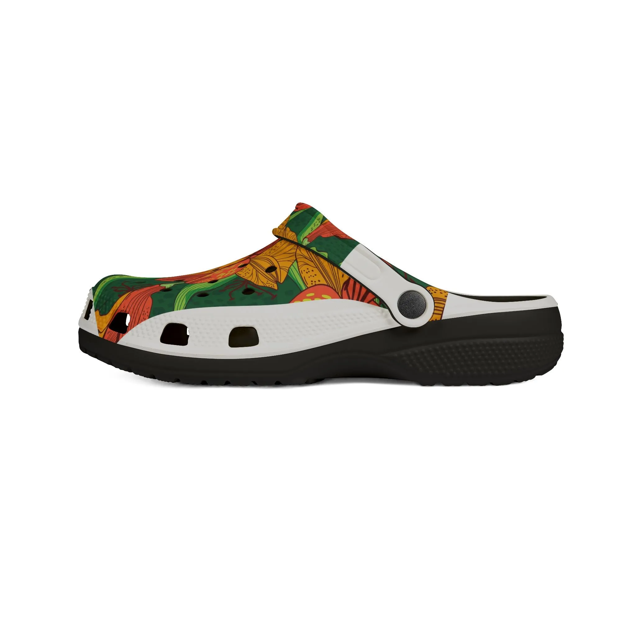 Floral EVA Foam Rubber Shoes - Comfortable Garden Clogs for Spring & Summer