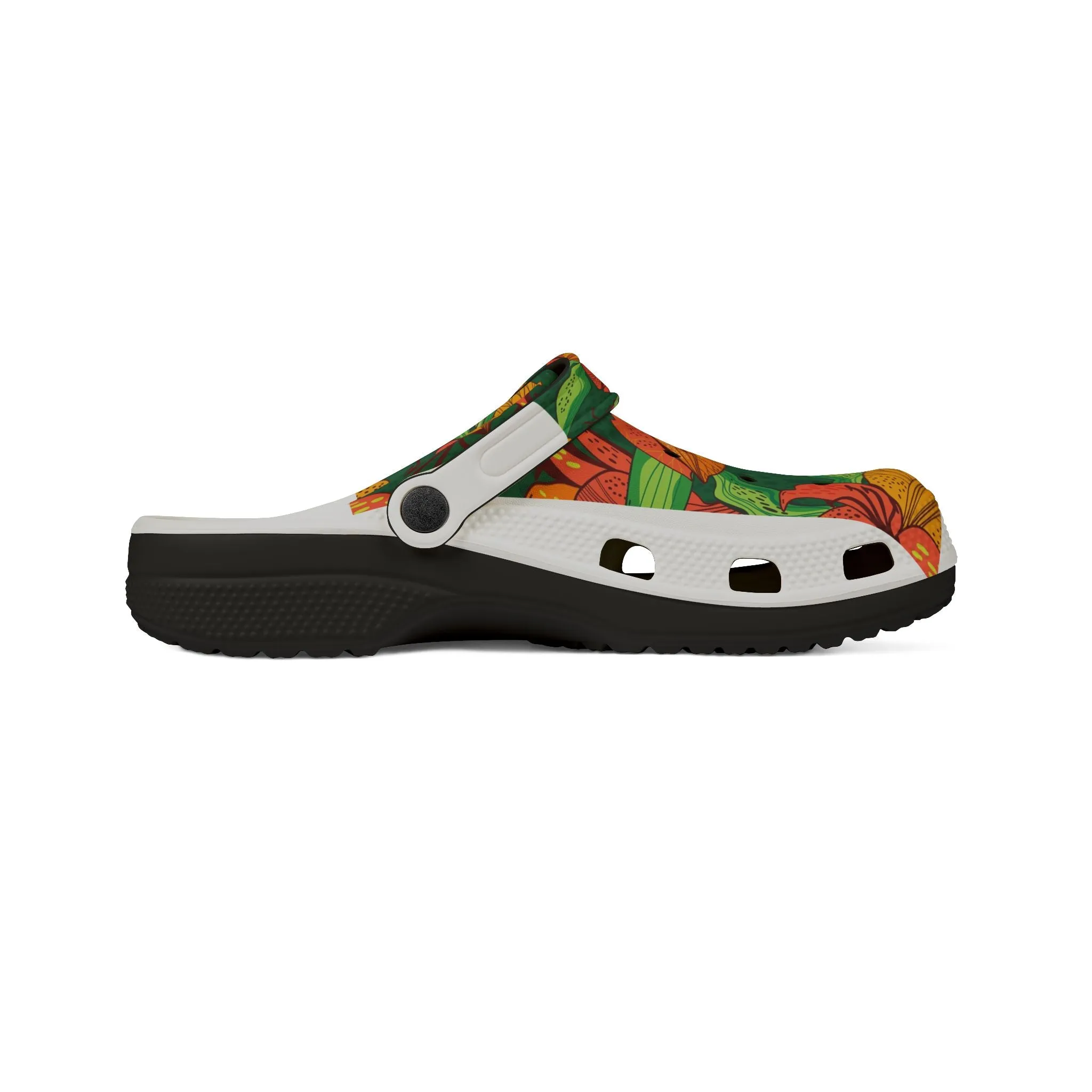 Floral EVA Foam Rubber Shoes - Comfortable Garden Clogs for Spring & Summer