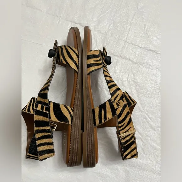 Franco Sarto Glenni safari zebra sandals