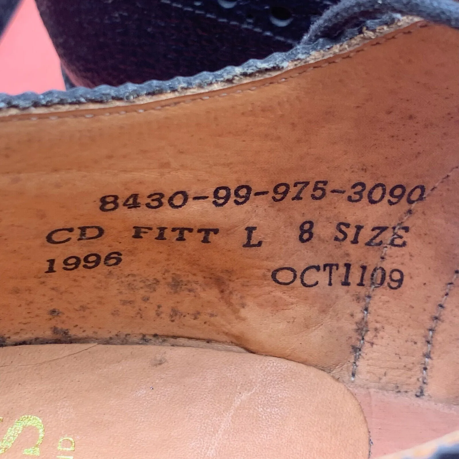 Genuine British Army Scottish Highland Regiment Dress Shoes Brogues - Size UK 8L
