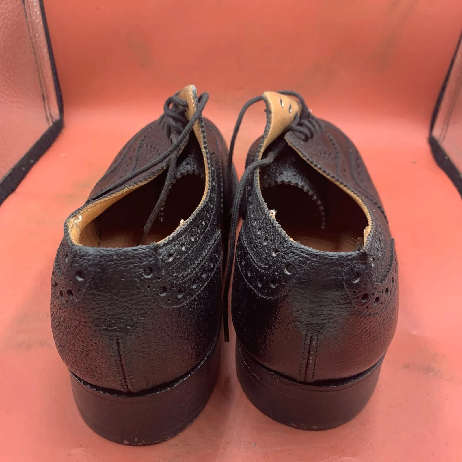 Genuine British Army Scottish Highland Regiment Dress Shoes Brogues - Size UK 8L