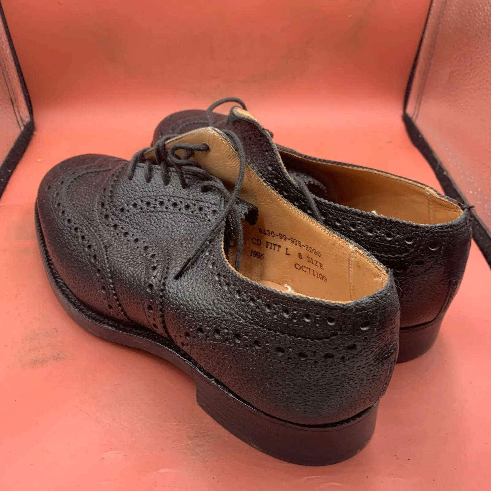 Genuine British Army Scottish Highland Regiment Dress Shoes Brogues - Size UK 8L