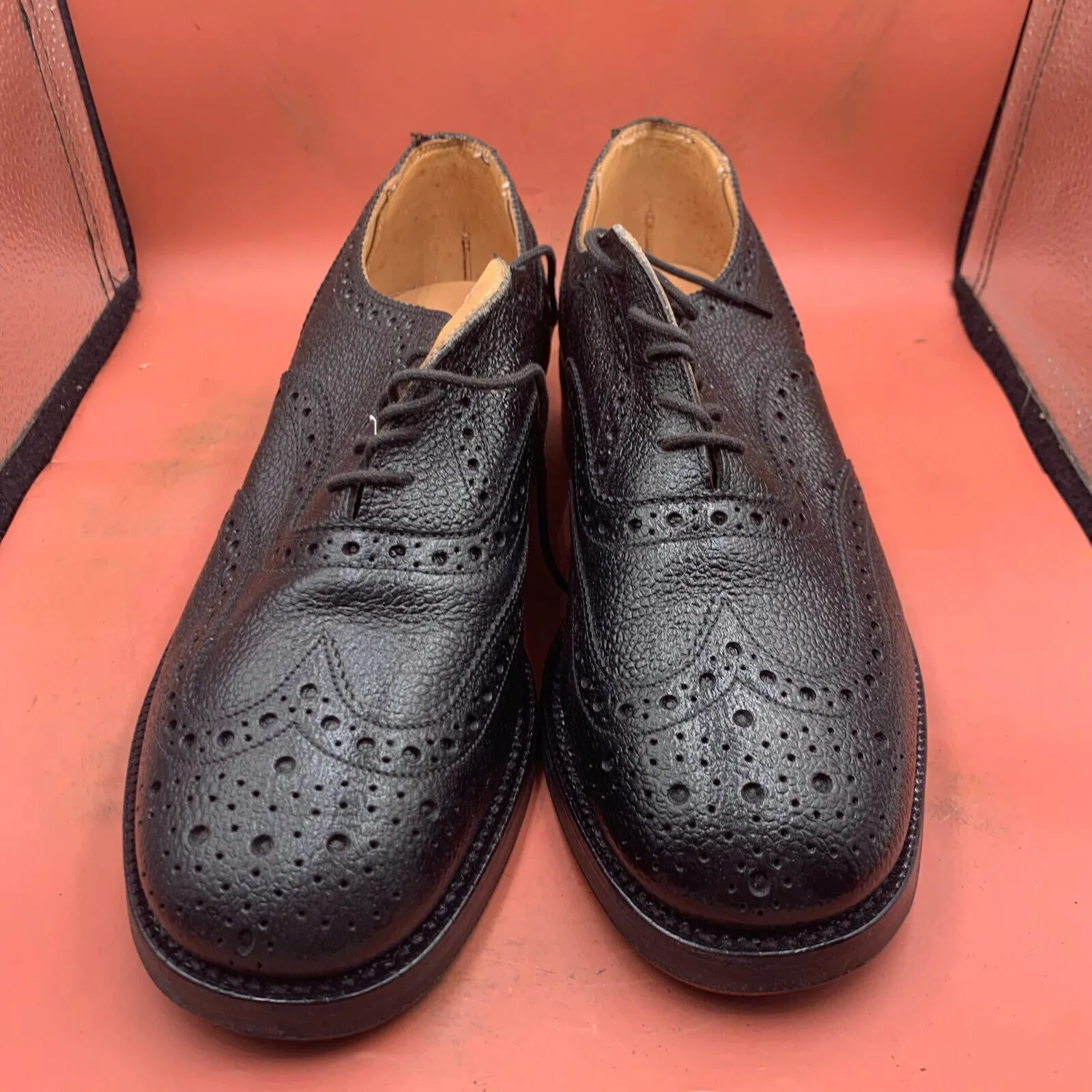 Genuine British Army Scottish Highland Regiment Dress Shoes Brogues - Size UK 8L