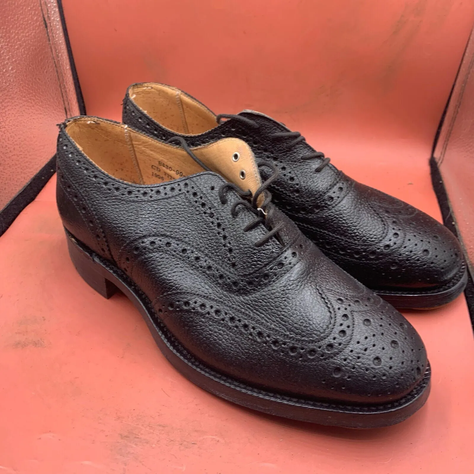 Genuine British Army Scottish Highland Regiment Dress Shoes Brogues - Size UK 8L