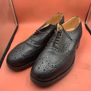 Genuine British Army Scottish Highland Regiment Dress Shoes Brogues - Size UK 8L