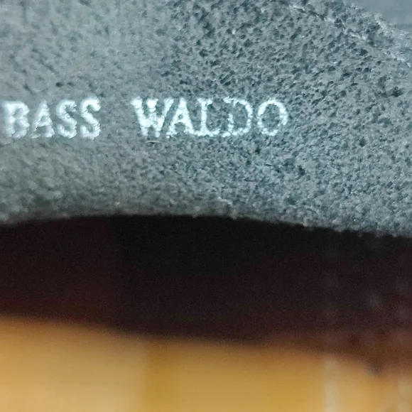 G.H. Bass Weejuns Waldo Penny Loafers  Black Suede Leather Men's Shoes Size 7.5D