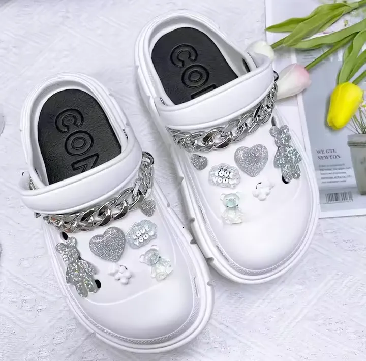GlowLift™ Platform Charm Clogs