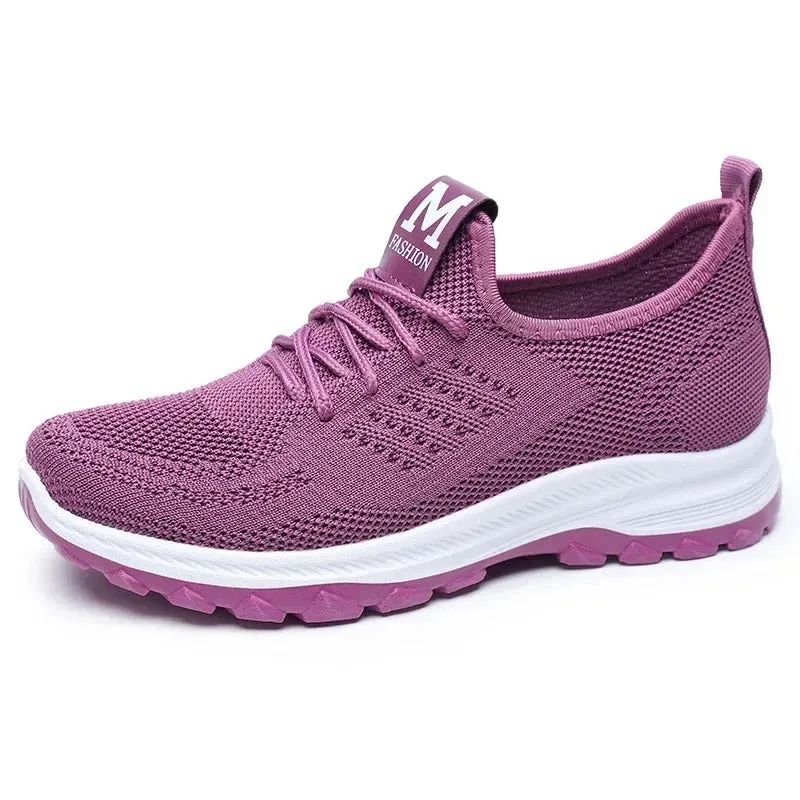 GS Sport Knit | Ademende geweven sneakers met ergonomische zool voor dames
