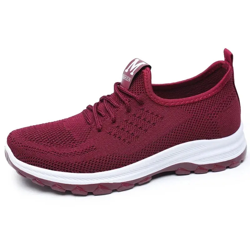 GS Sport Knit | Ademende geweven sneakers met ergonomische zool voor dames