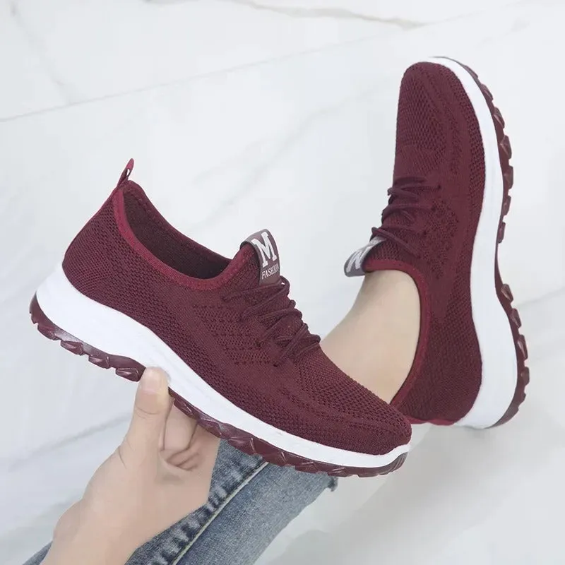 GS Sport Knit | Ademende geweven sneakers met ergonomische zool voor dames