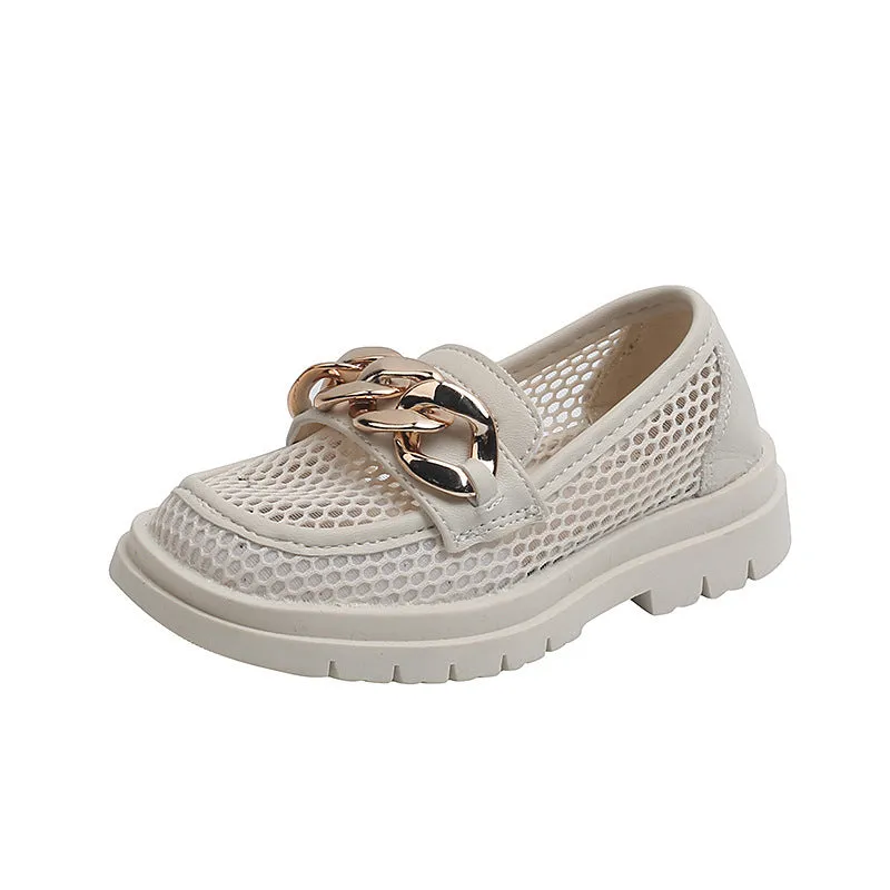 Hollow Breathable Casual Shoes Male Baby Show Shoes In Big Kids