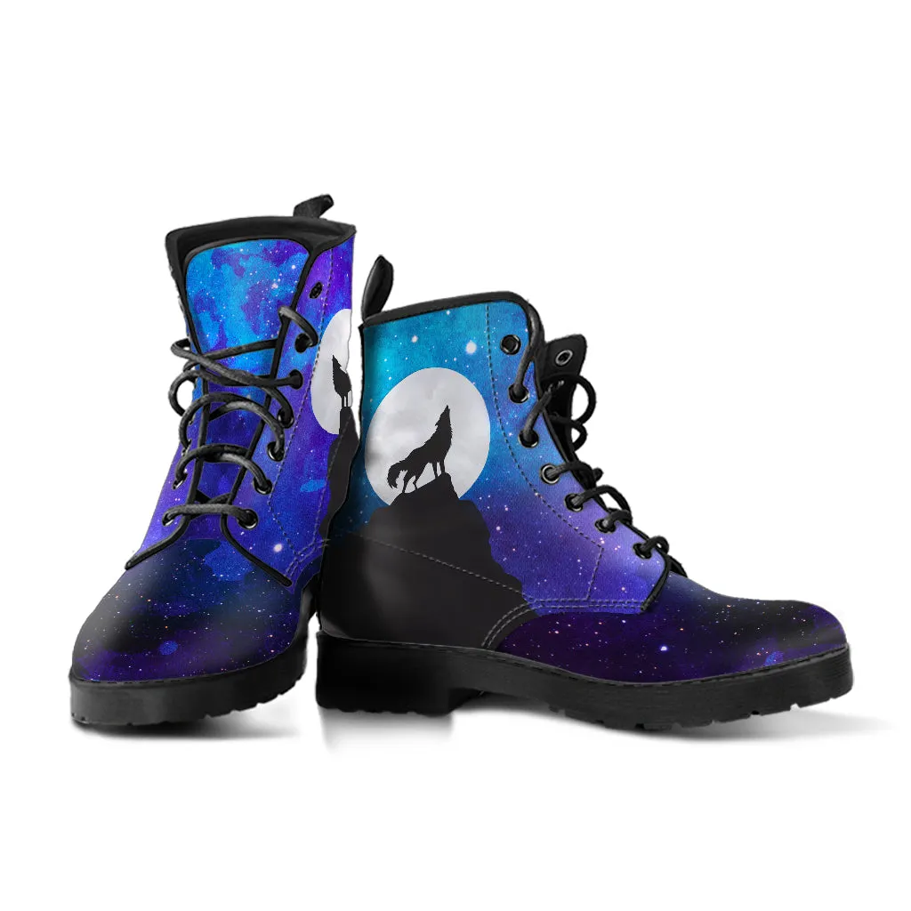 Howling Wolf Full Moon Vegan Boots