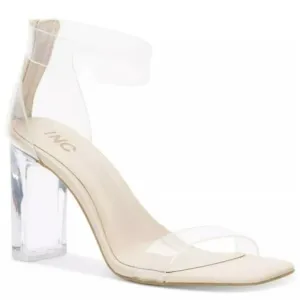 INC International Concepts Makenna Two-piece Clear Vinyl Dress Sandals 11