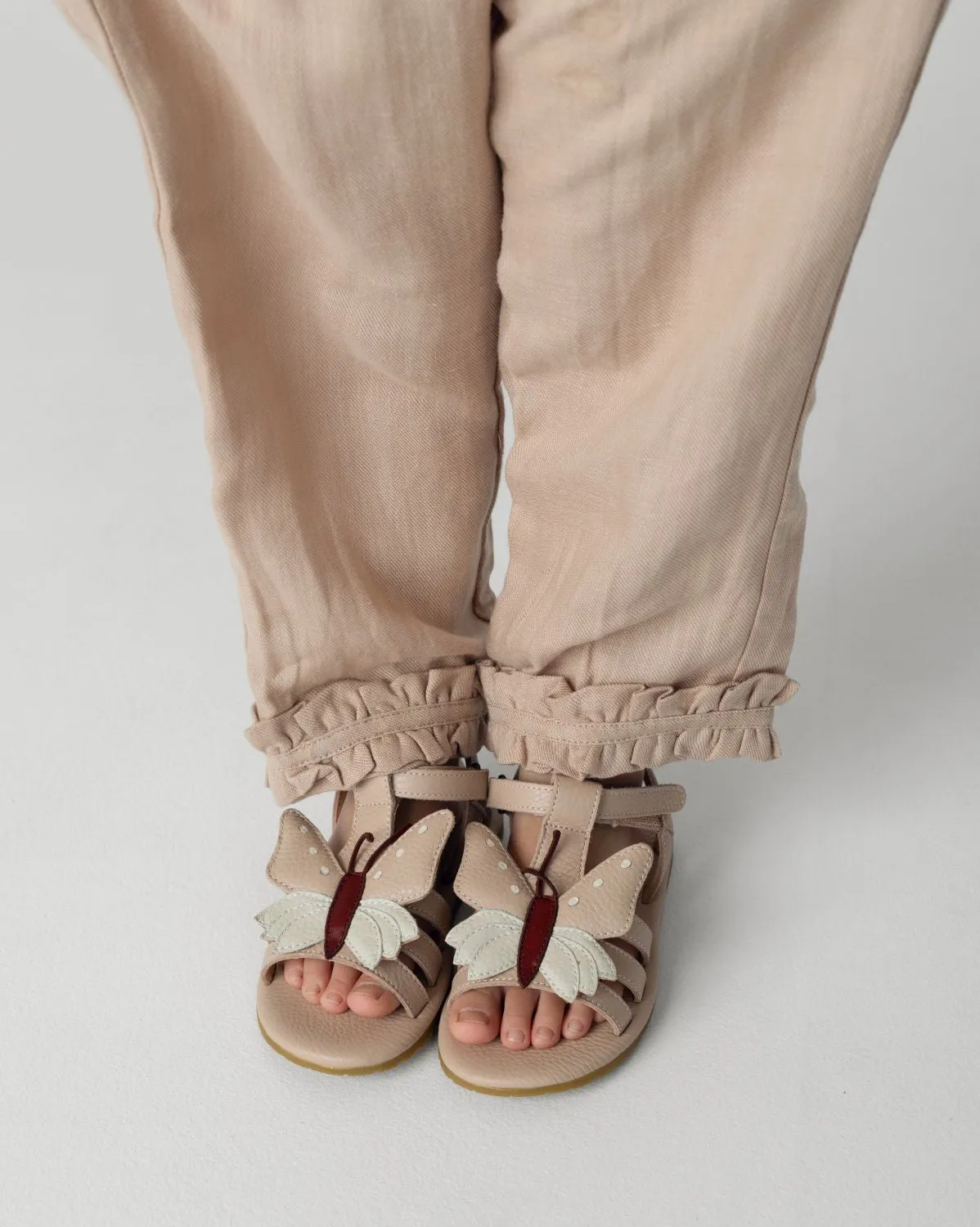 Jiles Sky Sandals | Butterfly | Light Rose Leather