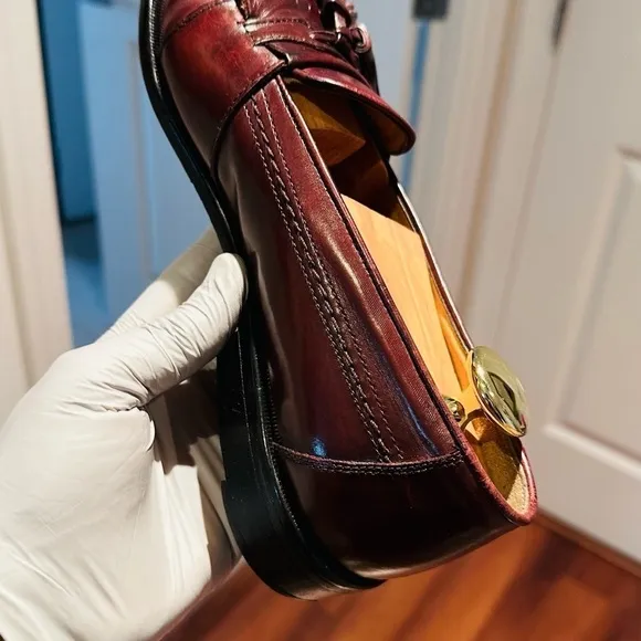 Johnston &amp; Murphy Cellini Burgundy Loafers