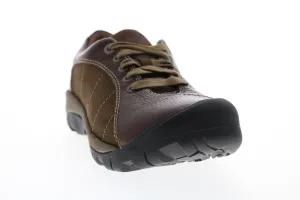 Keen Presidio 1011401 Womens Brown Nubuck Lace Up Athletic Hiking Shoes