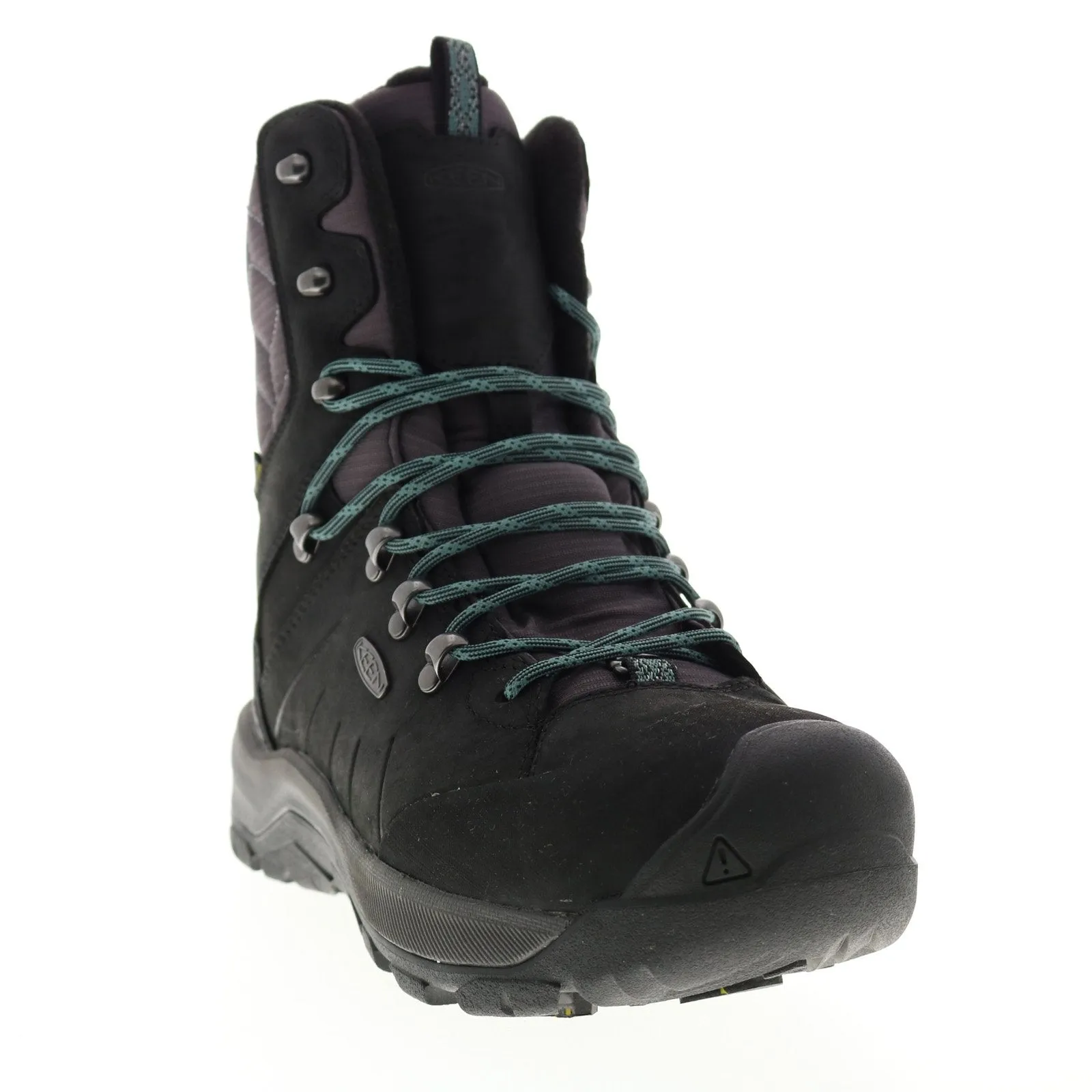 Keen Revel IV 1023622 Womens Black Wide Leather Lace Up Hiking Boots