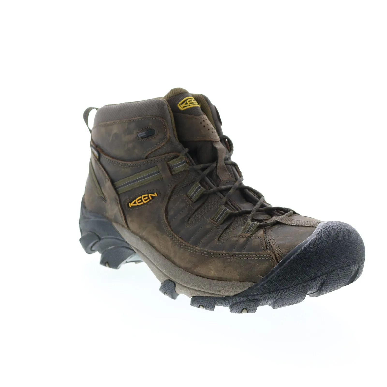 Keen Targhee II Waterproof Mid Wide 1018118 Mens Brown Wide Leather Hiking Boots