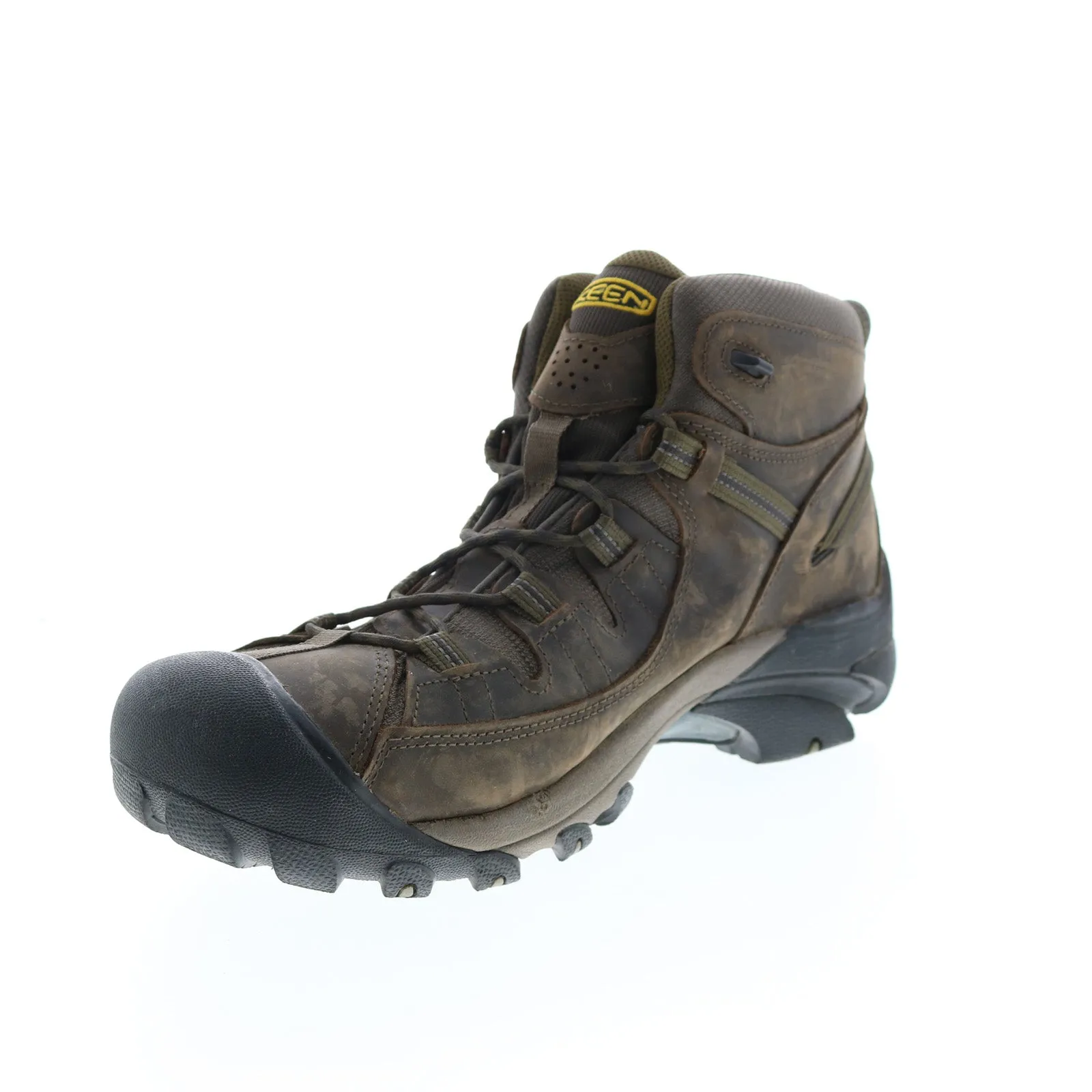 Keen Targhee II Waterproof Mid Wide 1018118 Mens Brown Wide Leather Hiking Boots