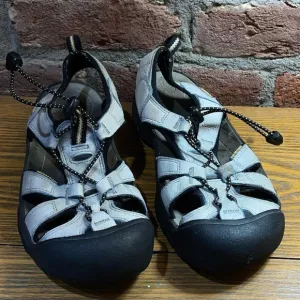 Keen Venice Blue Perforated Leather Sport Sandals Womens 9.5/40