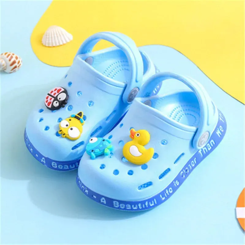 Kids Non-Slip Sandals - Cartoon DIY Design Shoes