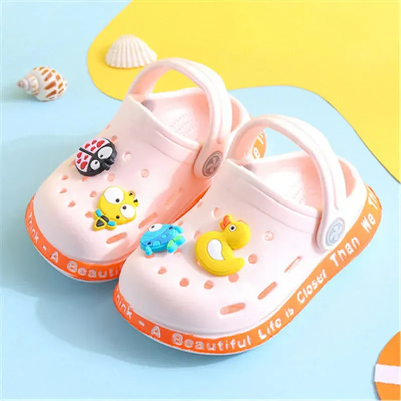 Kids Non-Slip Sandals - Cartoon DIY Design Shoes